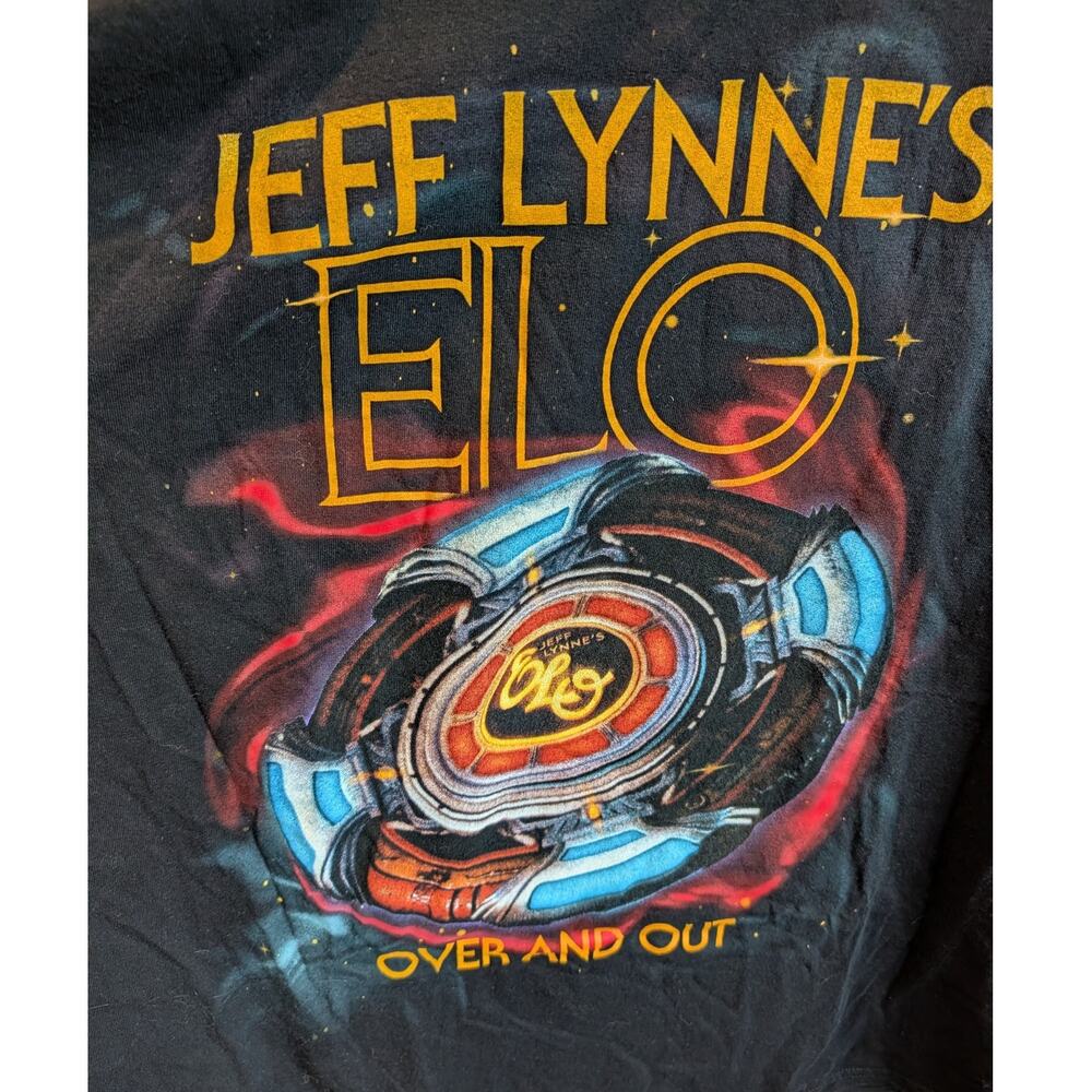 Jeff Lynne’s ELO Over and Out 2024 Tour Shirt XL Farewell Concert Tee